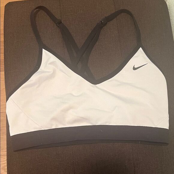 Nike Other - #1301**Nike Women's Black and White Cross-Back Sports Bra